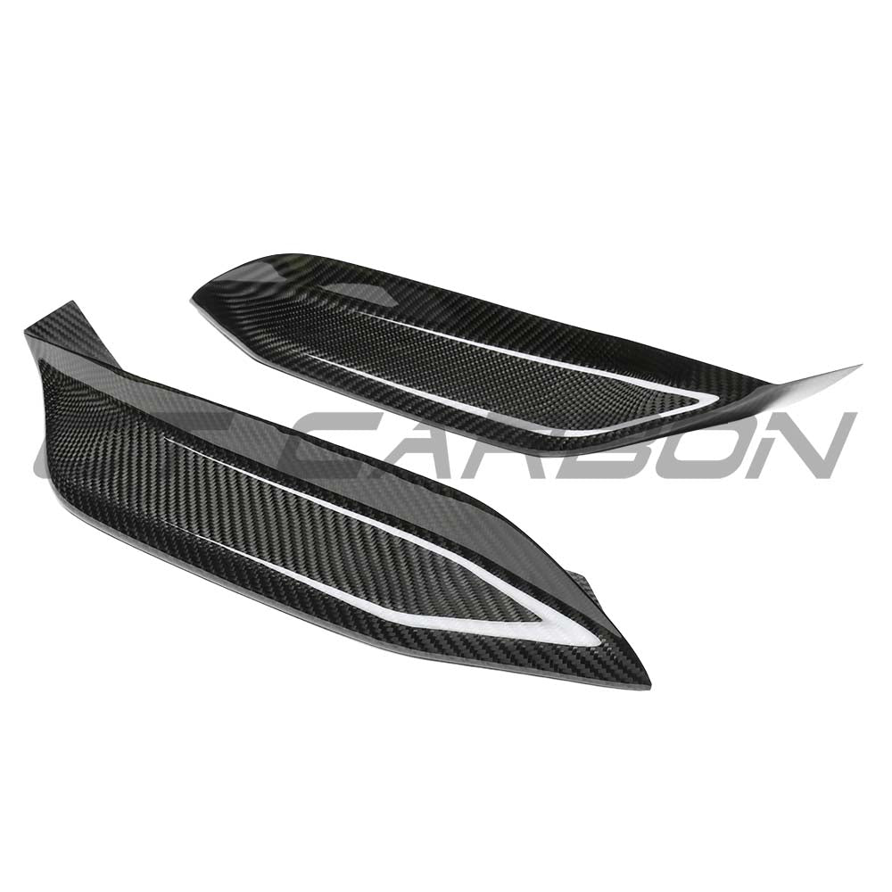 BMW M3/M4 (F80 F82 F83) 2014-2020 Upper Front Carbon Fibre Canards - view 4