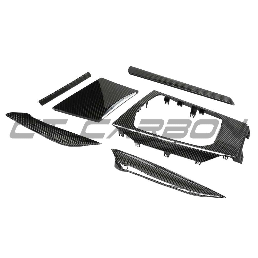 BMW Gxx 2020-2021 Carbon Fibre Center Console Trim - Lhd - view 4