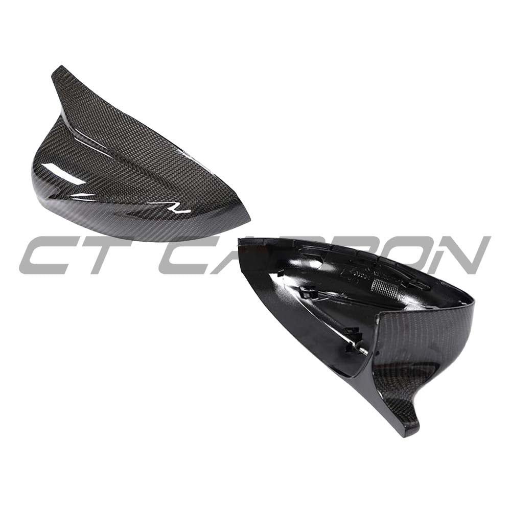 Audi A3 S3 RS3 8V Carbon Fibre Mirror Covers V2 - Without Lane Assist - view 6