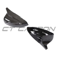 Audi A3 S3 RS3 8V Carbon Fibre Mirror Covers V2 - Without Lane Assist - view 6