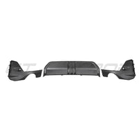BMW 3 Series G20/G21 2022+ LCI Carbon Fibre Diffuser - Round Tips - V1 - view 6