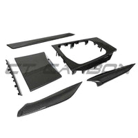 BMW Gxx 2020-2021 Carbon Fibre Center Console Trim - Lhd - view 5