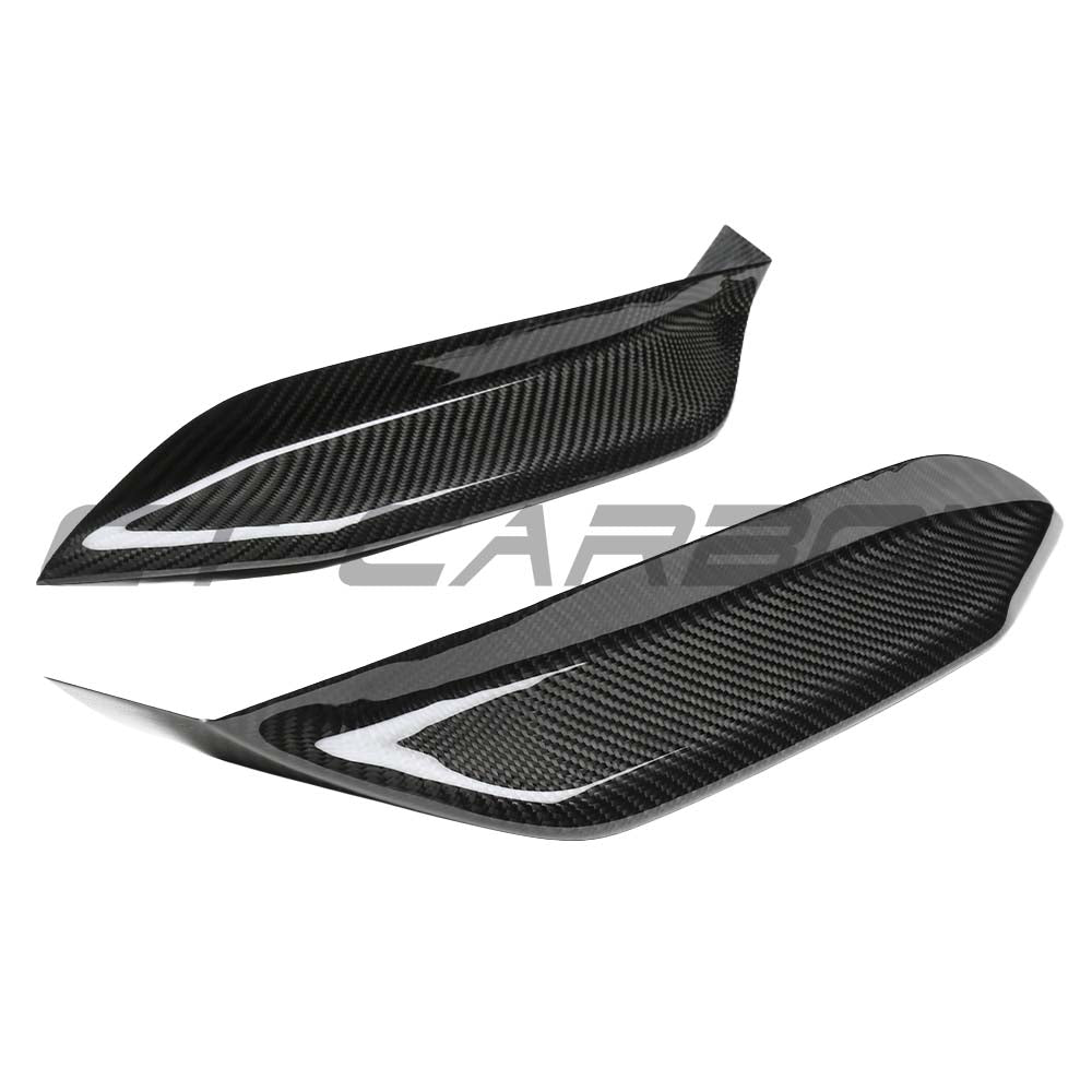 BMW M3/M4 (F80 F82 F83) 2014-2020 Upper Front Carbon Fibre Canards - view 5