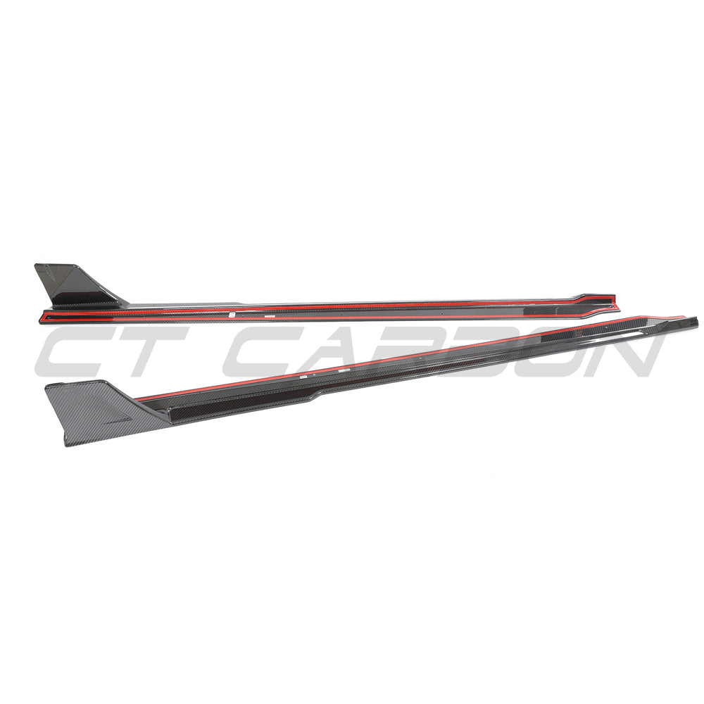 BMW G87 M2 2023+ Carbon Fibre Side Skirts - V3 - view 5
