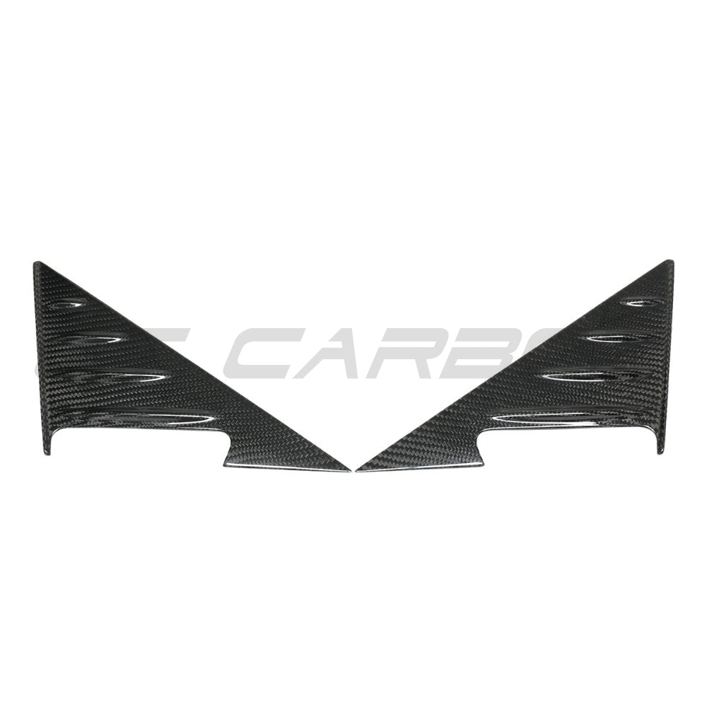 BMW G22/G23/G26 4 Series 2021+ Dry Carbon Fibre Mirror Pillar Trim - view 2