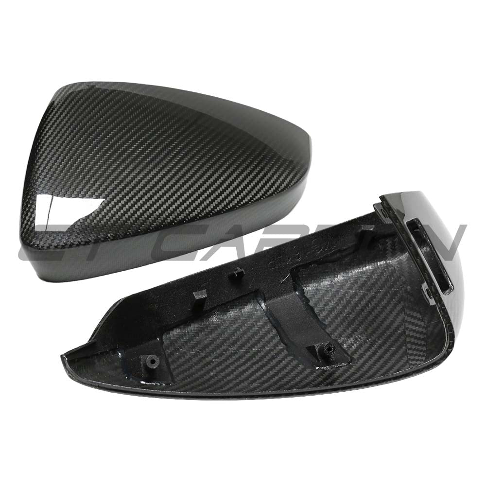 Audi A3/S3/RS3 8Y 2022+ Carbon Fibre Mirror Covers With Lane Assist - Rhd - view 6
