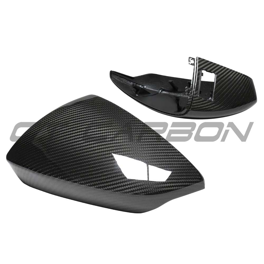 Audi A3/S3/RS3 8Y 2022+ Carbon Fibre Mirrors With Lane Assist - Lhd - view 7