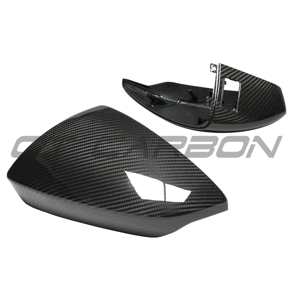 Audi A3/S3/RS3 8Y 2022+ Carbon Fibre Mirror Covers With Lane Assist - Rhd - view 7