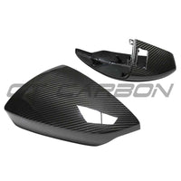 Audi A3/S3/RS3 8Y 2022+ Carbon Fibre Mirror Covers With Lane Assist - Rhd - view 7