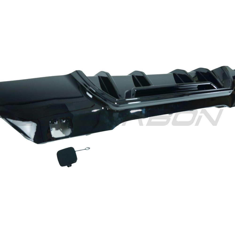 BMW F40 1 Series 2019-2024 Gloss Black Diffuser - Single Exit - V1 - view 5