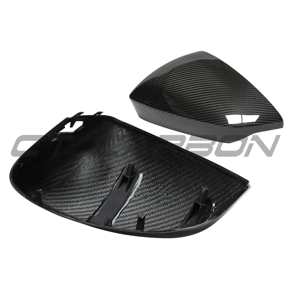 Audi A3/S3/RS3 8Y 2022+ Carbon Fibre Mirrors With Lane Assist - Lhd - view 9
