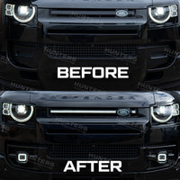 New Land Rover Defender L663 Square Fog Light / DRL - view 3
