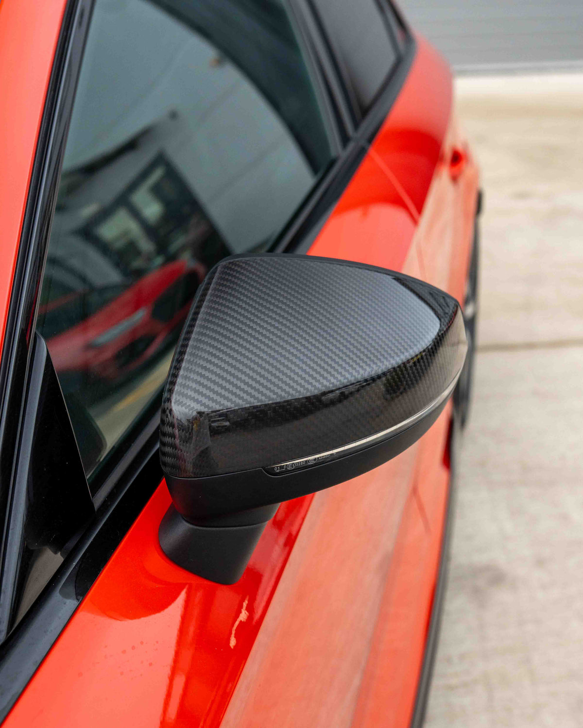 Audi A3 S3 RS3 8V Pre-preg Carbon Fibre Mirrors - With Lane Assist - view 5