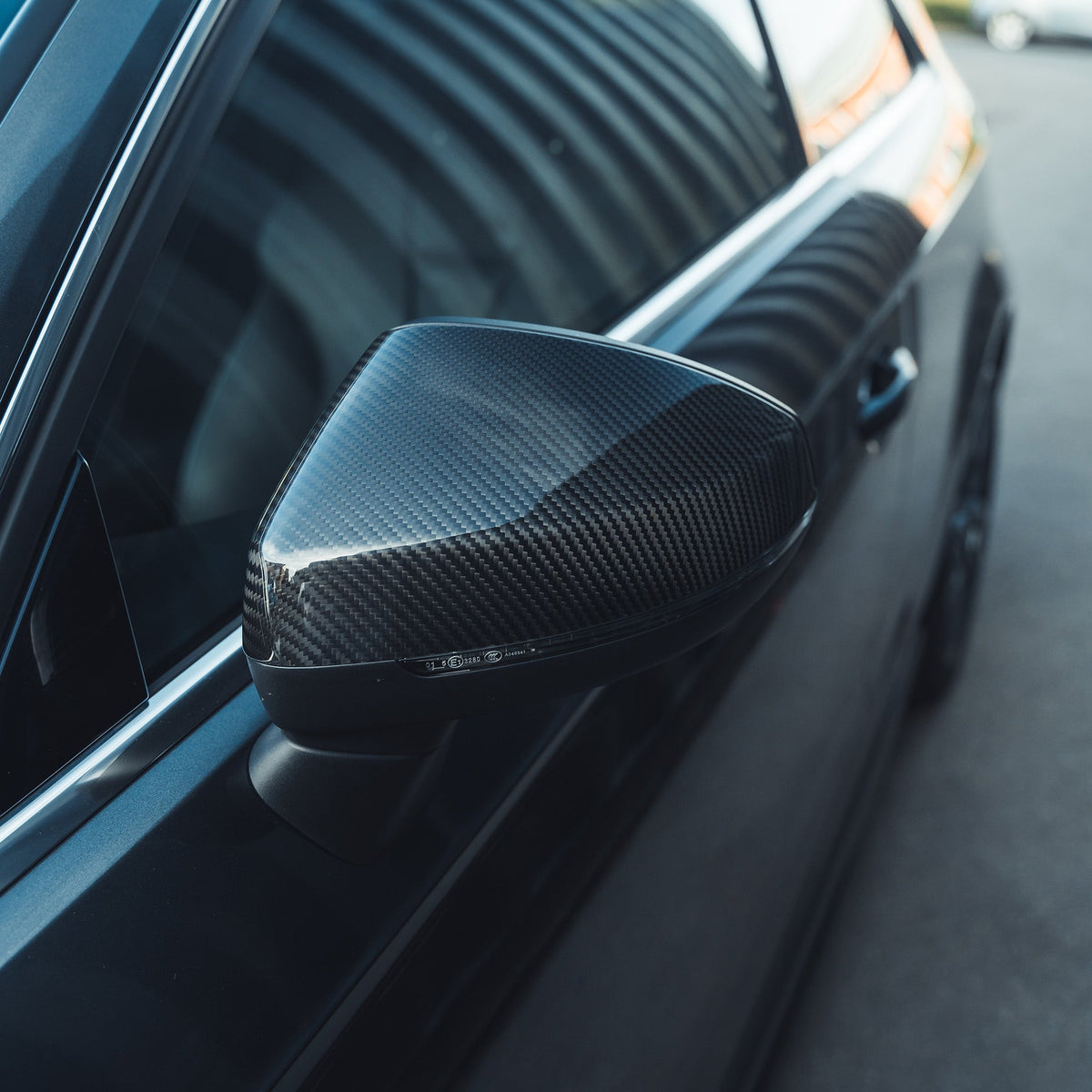 Audi A3/S3/RS3 8V Pre-preg Carbon Fibre Mirrors - Without Lane Assist - view 2