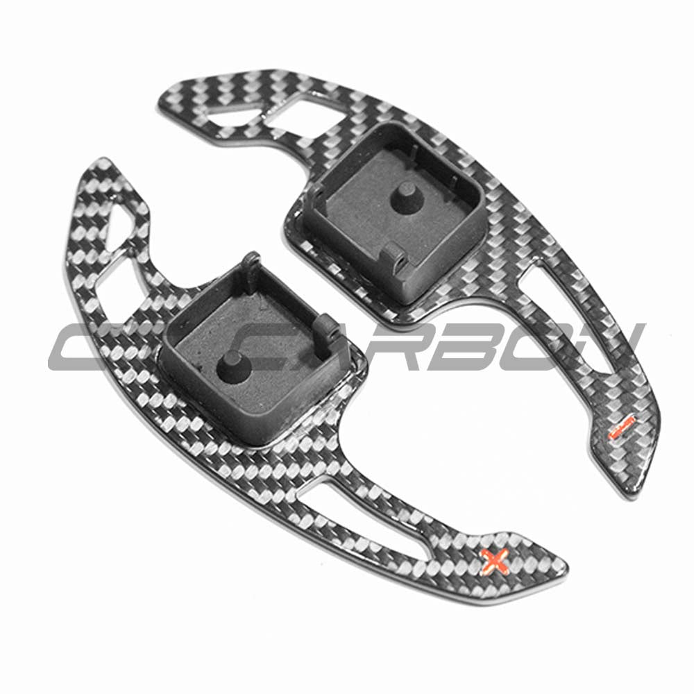 Audi A3/S3/RS3 8Y RS6 C8 Carbon Fibre Shifter Paddles - V3 - view 3