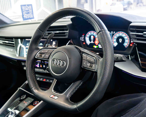 Audi A3/S3/RS3 A4/S4/RS4 A5/S5/RS5 2014+ Magnetic Carbon Fibre Shifter Paddles - view 2