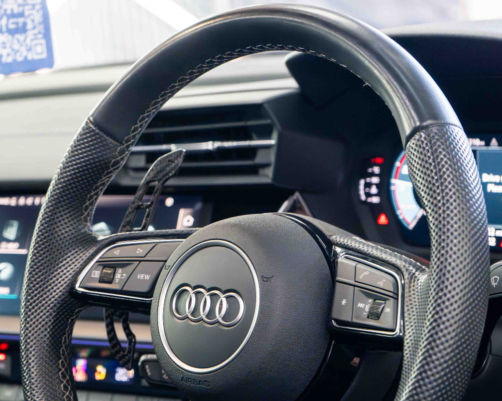 Audi A3/S3/RS3 A4/S4/RS4 A5/S5/RS5 2014+ Magnetic Carbon Fibre Shifter Paddles - view 4
