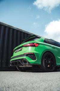 Audi RS3 8Y 2022-2024 Sportback Carbon Fibre Diffuser - V1 - CT Design - view 4
