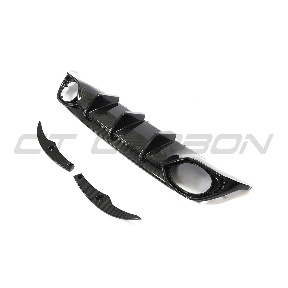 Audi RS3 8Y 2022-2024 Sportback Carbon Fibre Diffuser - V1 - CT Design - view 9