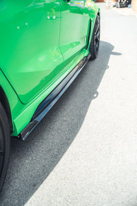 Audi RS3 8Y 2022+ Carbon Fibre Side Skirts V1 - CT Design - view 2