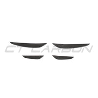 Audi RS3 8Y 2022-2024 Carbon Fibre Front Bumper Canards - CT Design - view 6