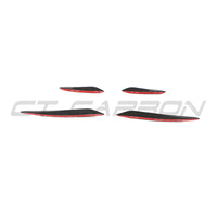 Audi RS3 8Y 2025+ Carbon Fibre Front Bumper Canards - CT Design - view 8