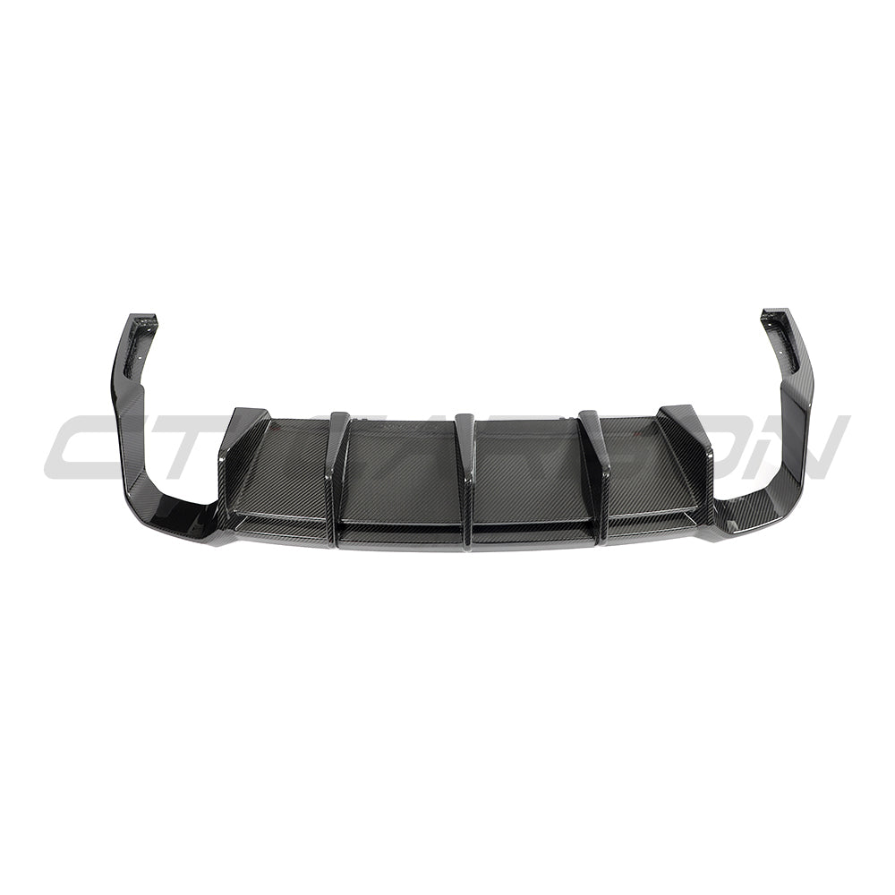 Audi RS4 B9 & B9.5 2016-2024 Carbon Fibre Diffuser - CT Design - view 14