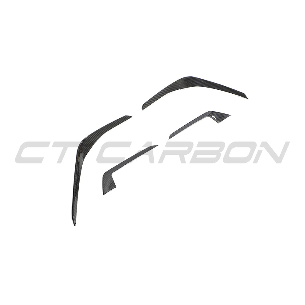 Audi RS4 B9.5 Carbon Fibre Front Canards- CT Design - view 7