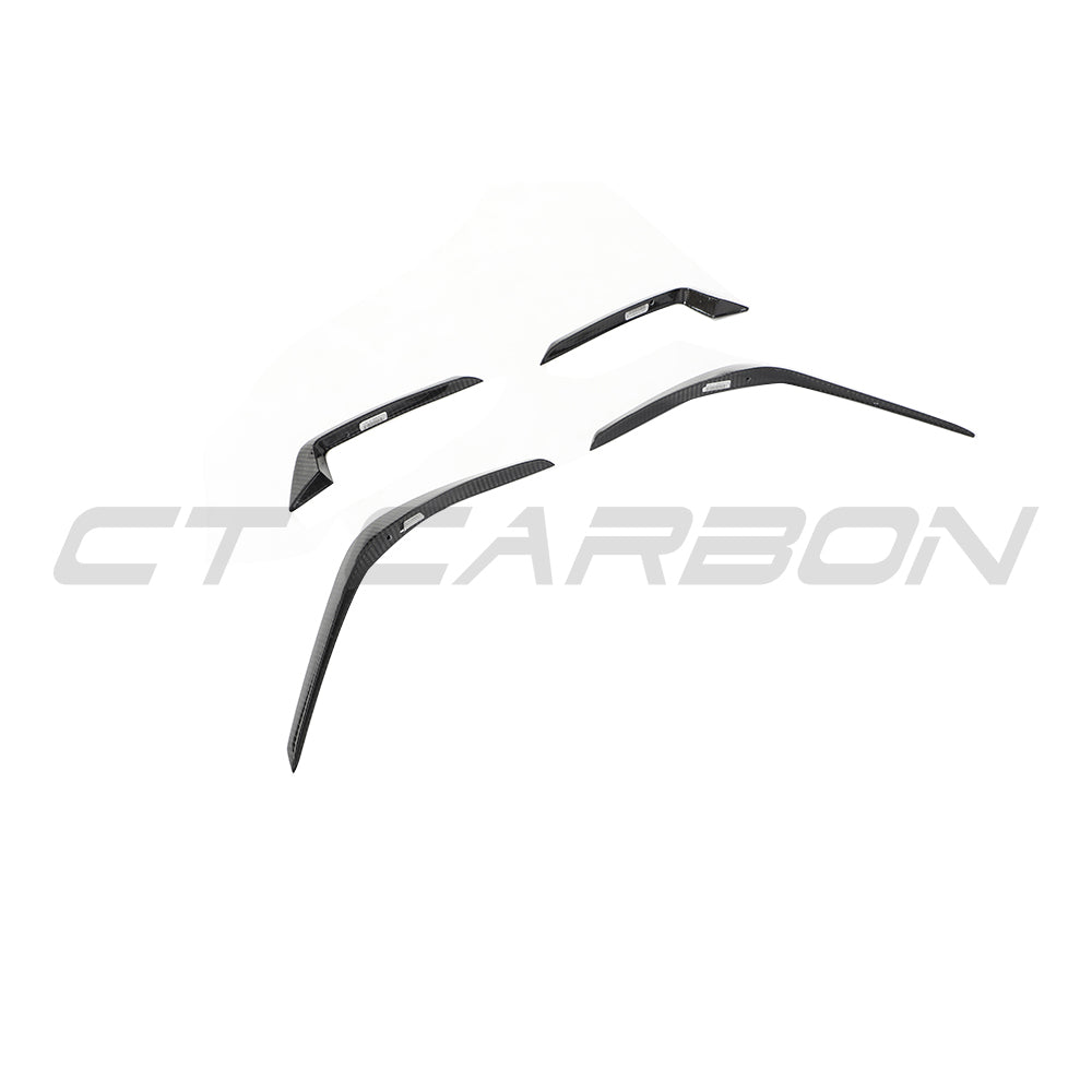 Audi RS4 B9.5 Carbon Fibre Front Canards- CT Design - view 11
