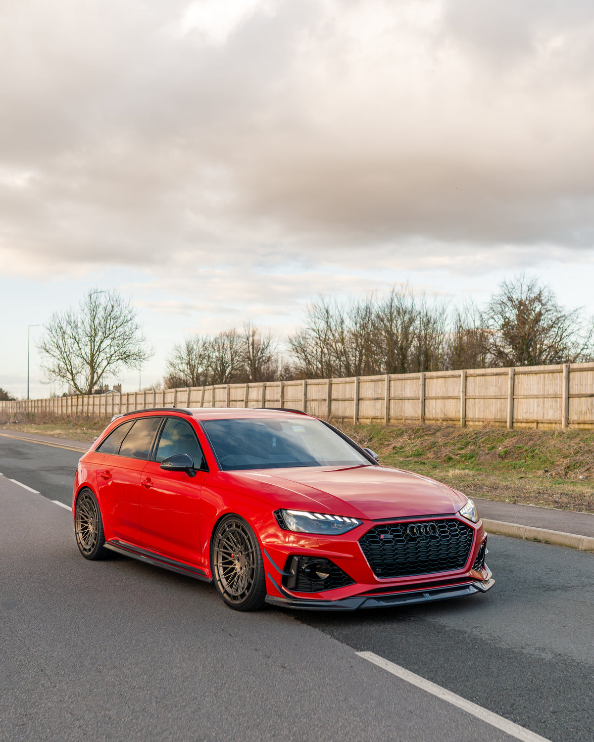 Audi RS4 B9.5 Carbon Fibre Splitter - CT Design - view 2