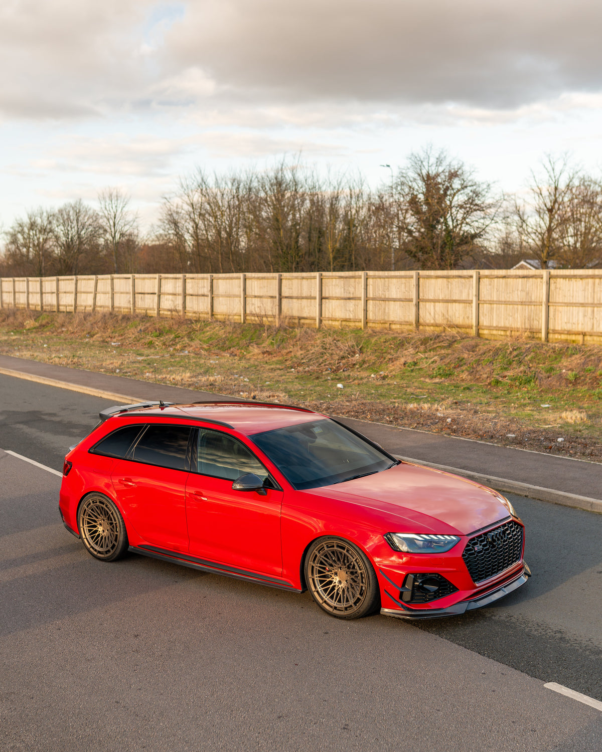 Audi RS4 B9.5 Carbon Fibre Side Skirts - CT Design - view 7