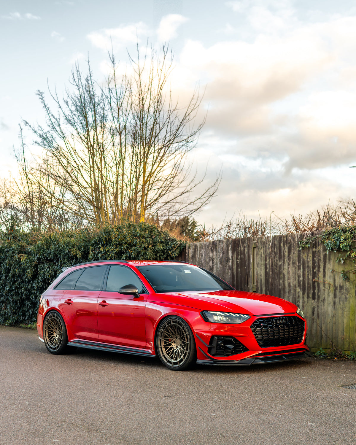 Audi RS4 B9.5 Carbon Fibre Side Skirts - CT Design - view 9