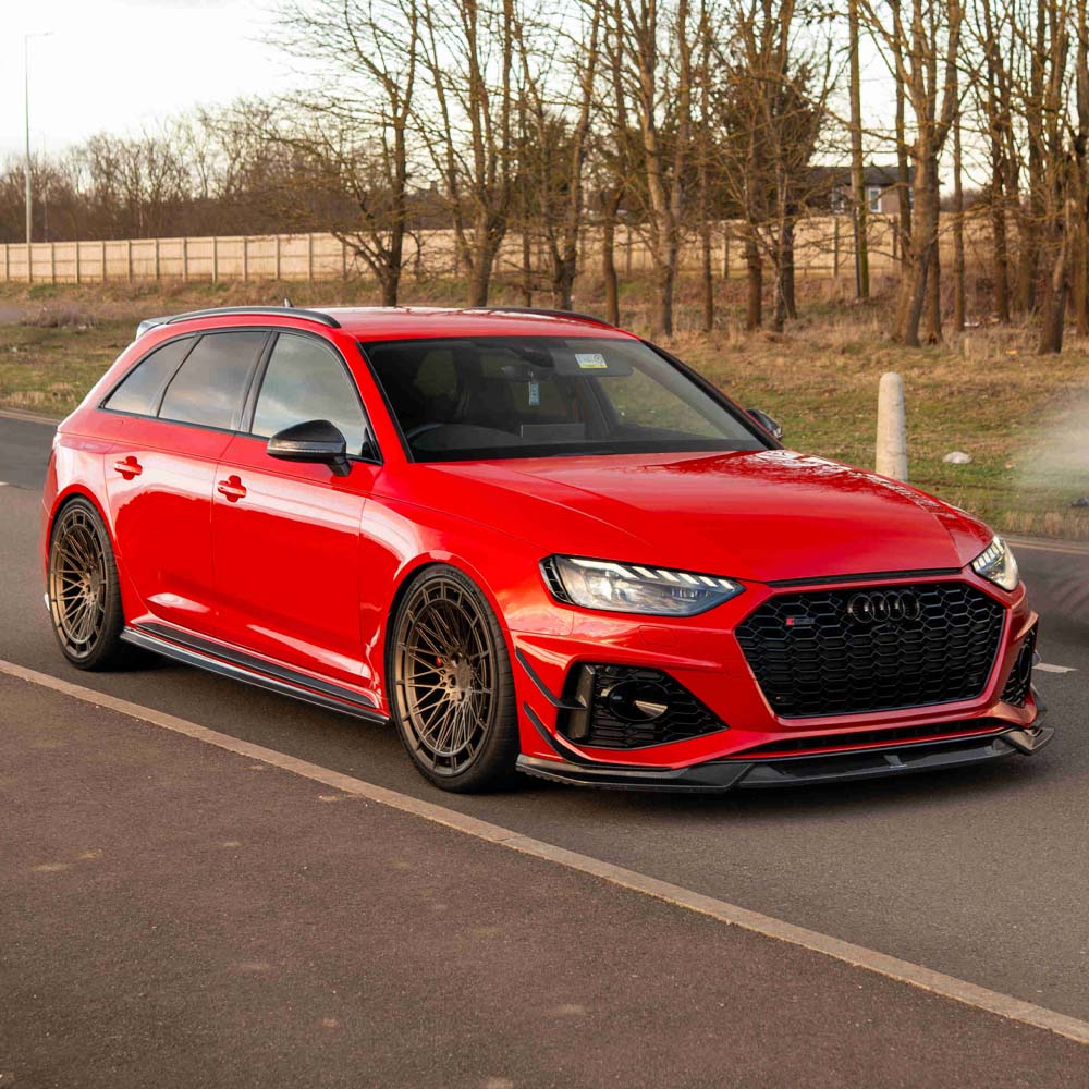 Audi RS4 B9.5 Carbon Fibre Front Canards- CT Design - view 3