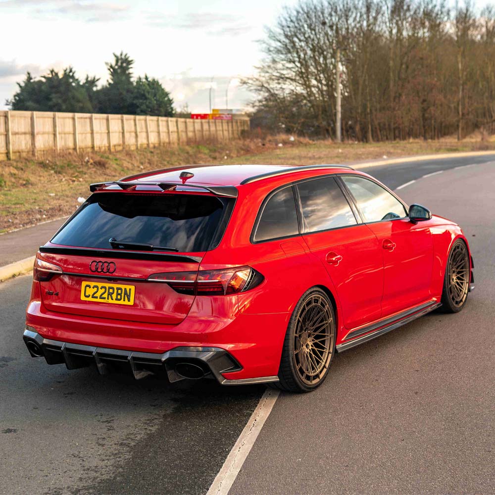 Audi A4/S4/RS4 B9 & 9.5 Carbon Fibre Middle Spoiler - CT Design - view 9