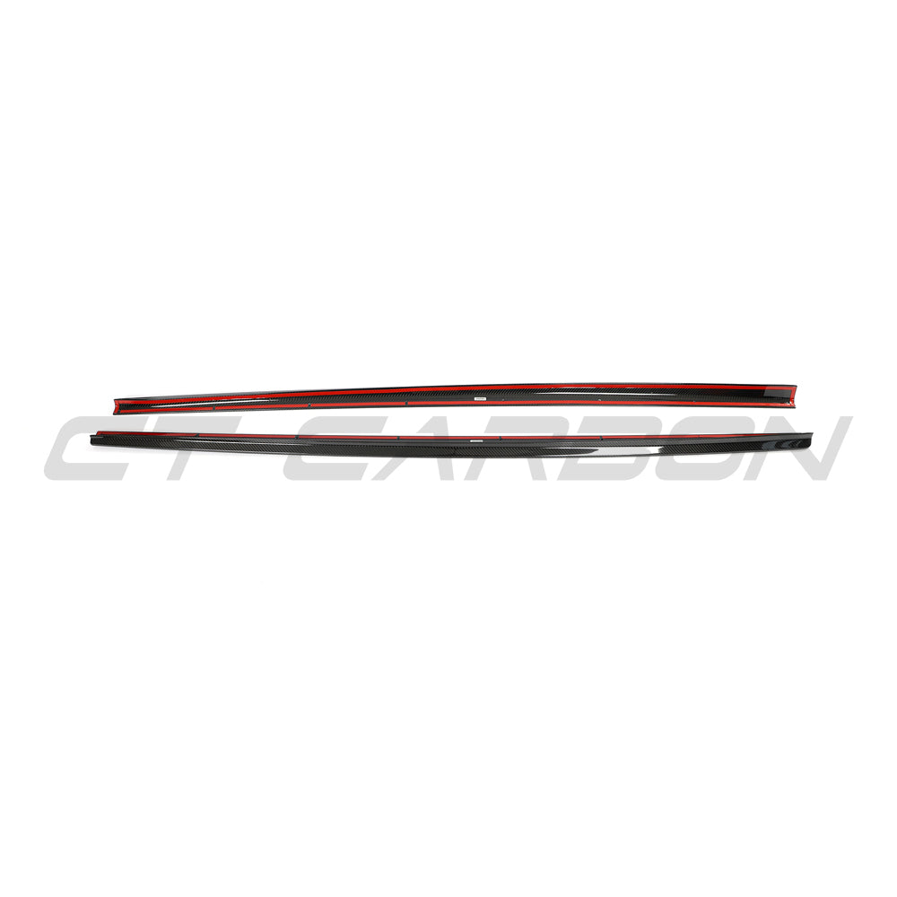 Audi RS4 B9.5 Carbon Fibre Side Skirts - CT Design - view 16