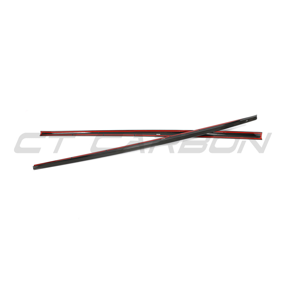 Audi RS4 B9.5 Carbon Fibre Side Skirts - CT Design - view 17