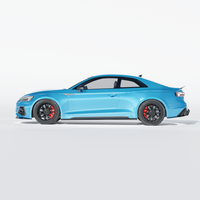 Audi RS5 B9.5 Coupe 2020-2025 Carbon Fibre Side Skirts - CT Design - view 3