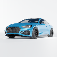 Audi RS5 B9.5 Coupe 2020-2025 Carbon Fibre Side Skirts - CT Design - view 4
