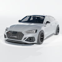Audi RS5 B9.5 Sportback 2020-2025 Carbon Fibre Side Skirts - CT Design - view 5