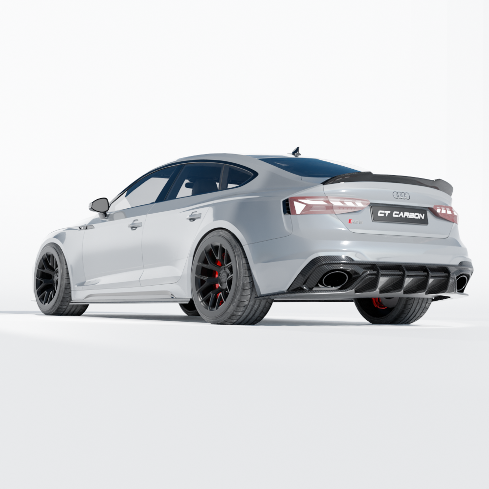 Audi RS5 B9.5 Sportback & Coupe 2020-2025 Carbon Fibre Diffuser - CT Design - view 9