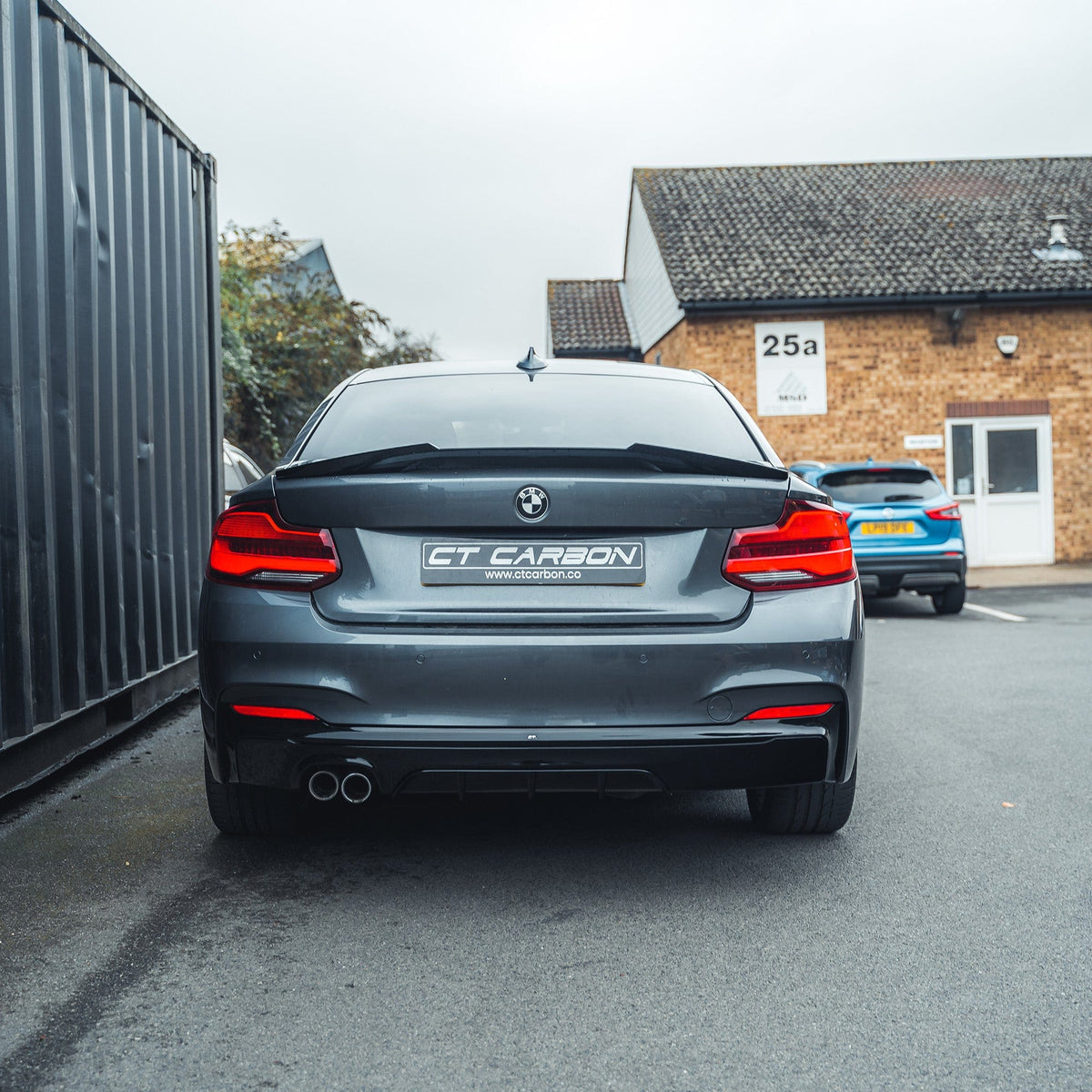 BMW 2 Series F22/F23 Gloss Black Twin Exhaust Diffuser - view 2