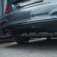 BMW 2 Series F22/F23 Gloss Black Twin Exhaust Diffuser - view 3