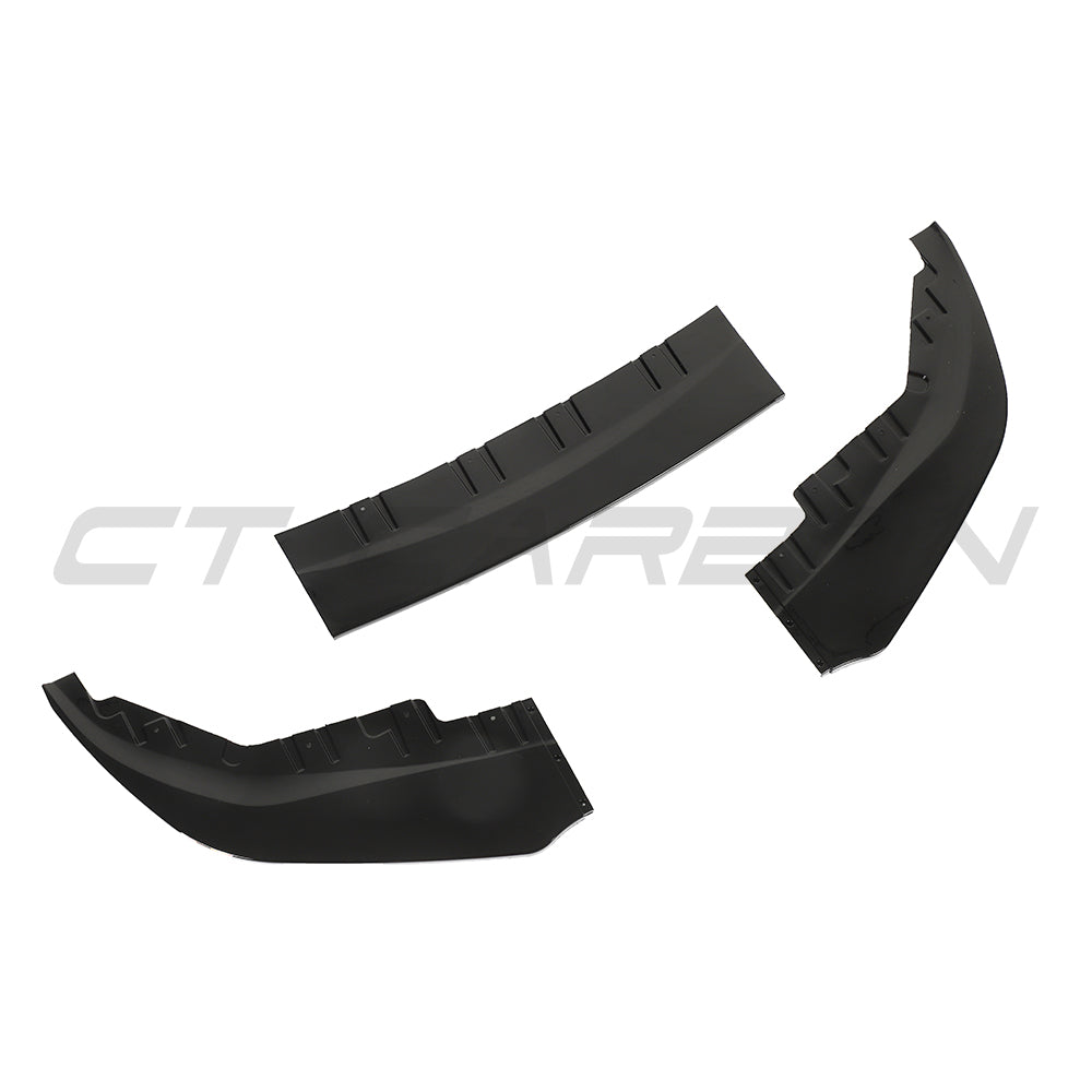 BMW 4 Series 2021+ G26 & I4 Gloss Black Splitter - V1 - view 4