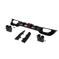 BMW G20/G21 3 Series 2019-2022 Pre LCI Gloss Led Black Diffuser With Tips