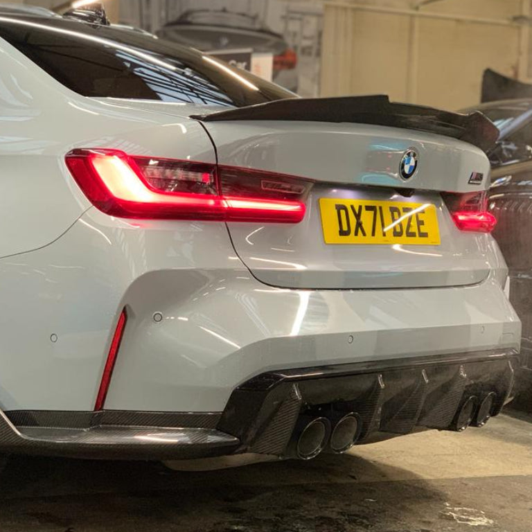 BMW M3/3 Series G80/G20 2018+ Carbon Fibre Spoiler - V6 - view 2
