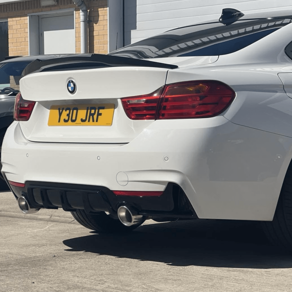BMW 4 Series F32 Gloss Black Spoiler - V4 - view 2