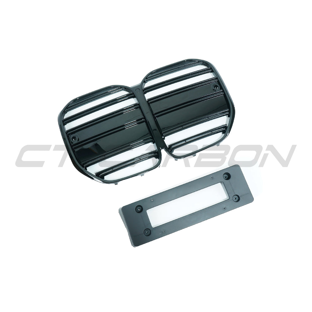 BMW 4 Series G22/G23 2020+ Gloss Black Grille - view 3
