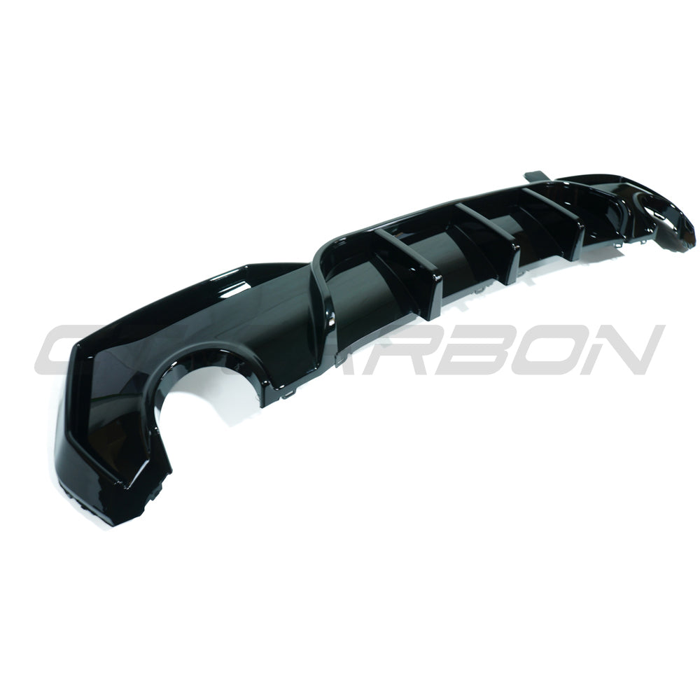 BMW G22/G23 4 Series 2020-2024 Pre LCI Gloss Black Round Tip Diffuser - view 5