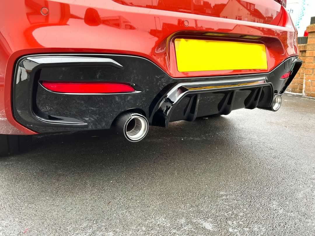 BMW F20/F21 1 Series LCI Gloss Black Diffuser - view 3