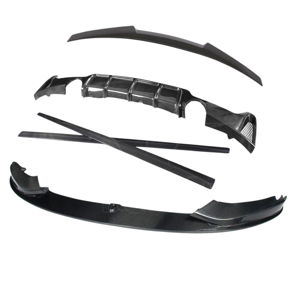 BMW F36 4 Series Coupe Full Carbon Fibre Kit (dual Exhaust) - V2